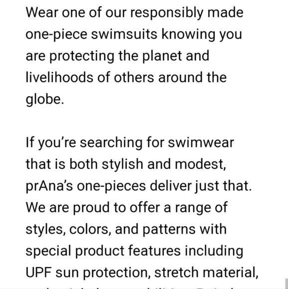 Prana Swimsuit One Piece Reversible   sz XS - Picture 11 of 13